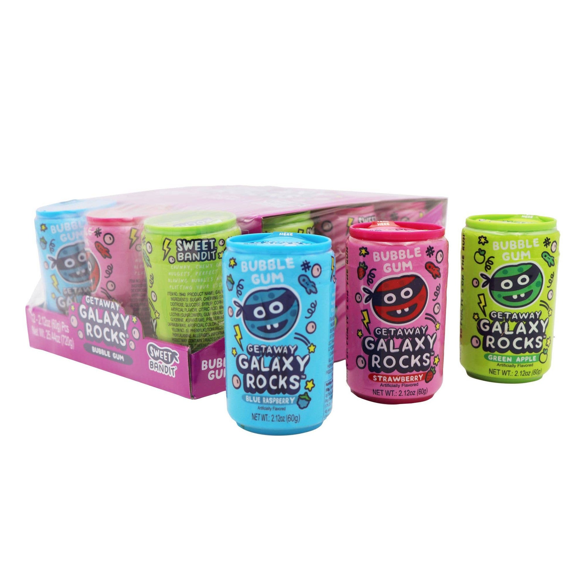 Galaxy Rocks Bubble Gum-Candy & Treats-Grandpa Joe's Candy Shop-Yellow Springs Toy Company