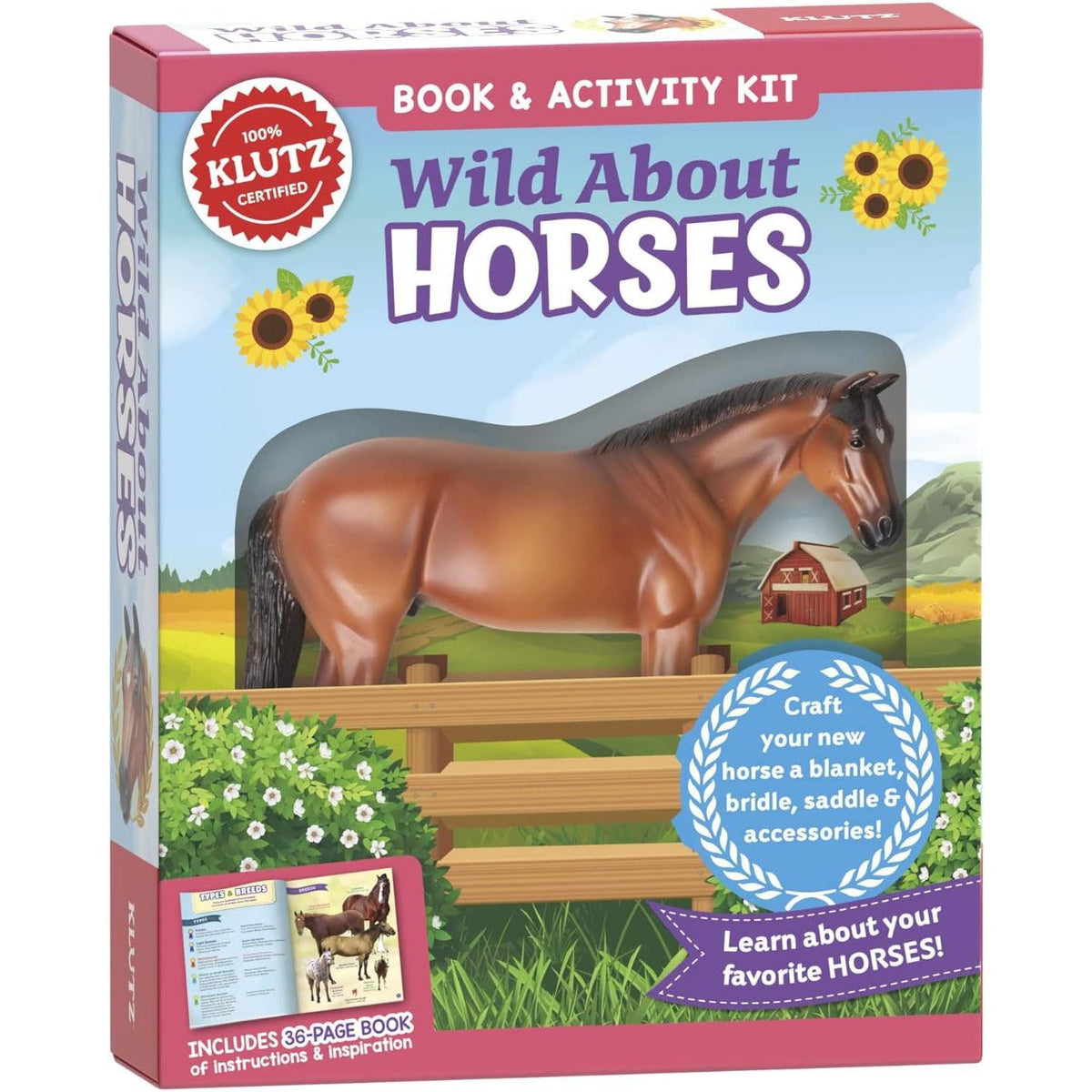 Wild About Horses - Book &amp; Activity Kit-The Arts-Yellow Springs Toy Company