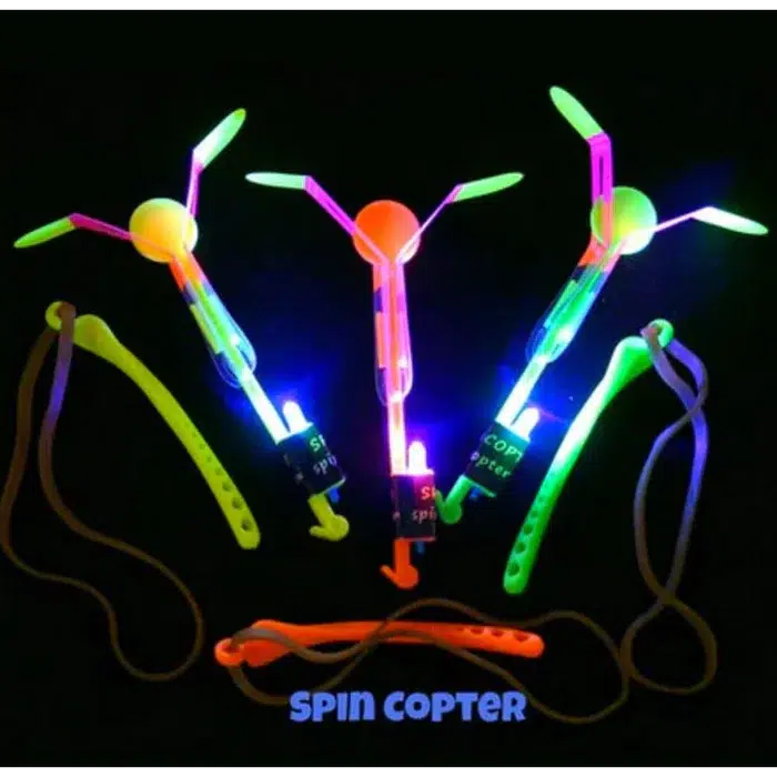 LED Slingshot Helicopter-Novelty-Yellow Springs Toy Company