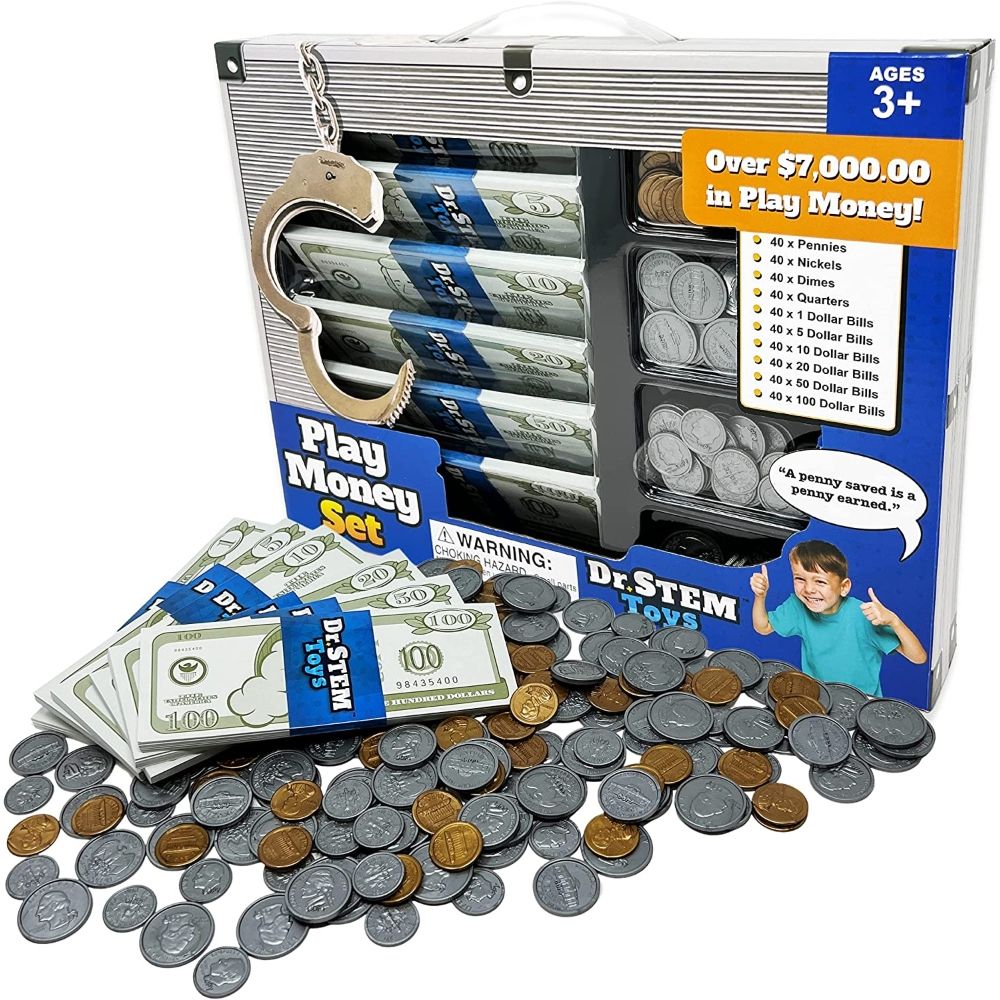 Play Money Set-Pretend Play-Yellow Springs Toy Company