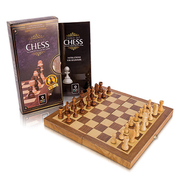 12&quot; French Cut - Wooden Chess Set-Games-Heebie Jeebies-Yellow Springs Toy Company
