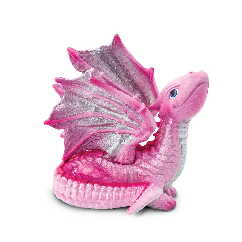Side view of the Baby Love Dragon. The head is pointed to the right.