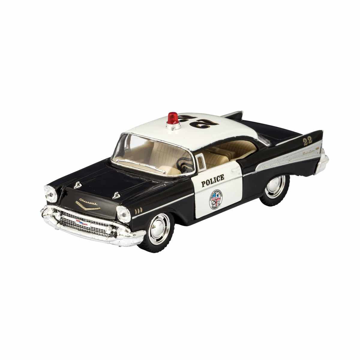Chevy Bel Air police car.