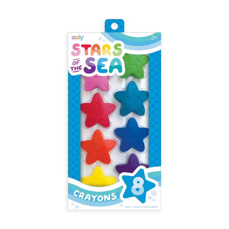Front view of Stars of the Seas in package.