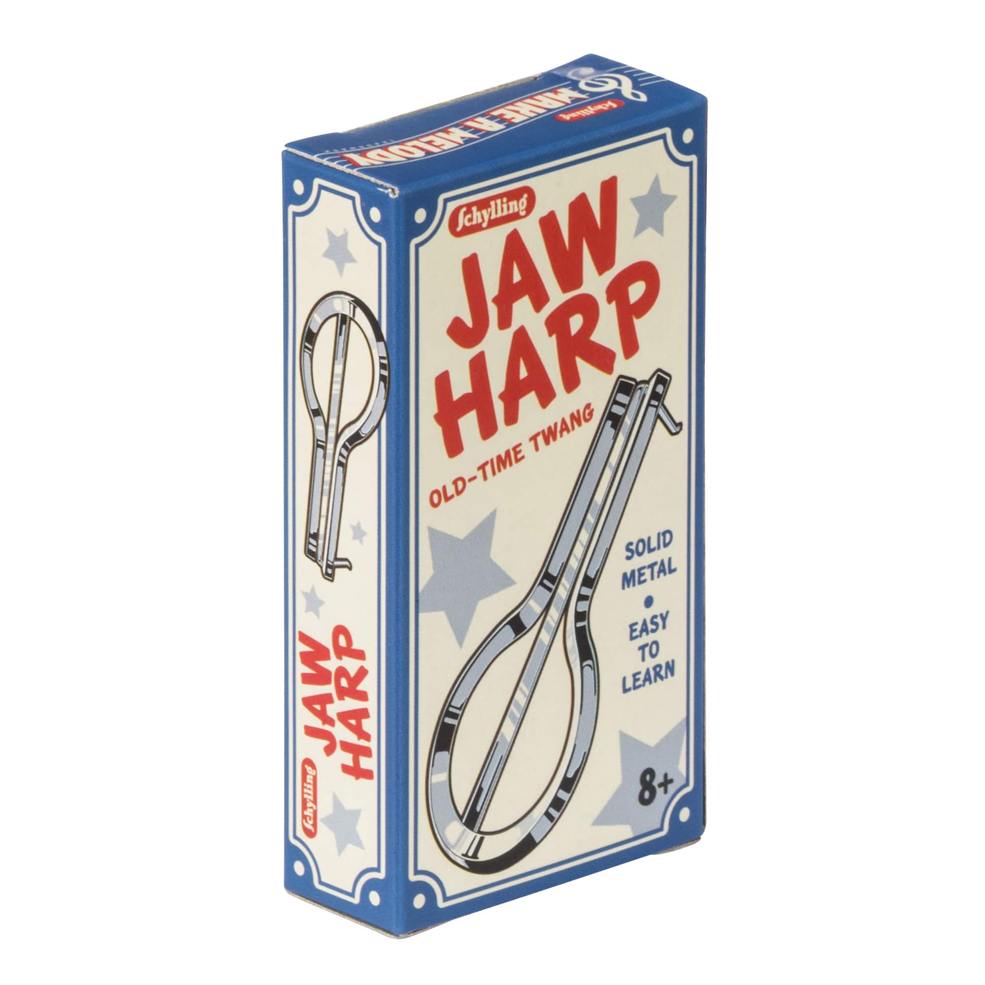 Front view of Jaw Harp in package.
