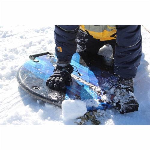 Downhill Zeus Foam Saucer Sled - Midnight Hologram-Active &amp; Sports-Slippery Racer-Yellow Springs Toy Company