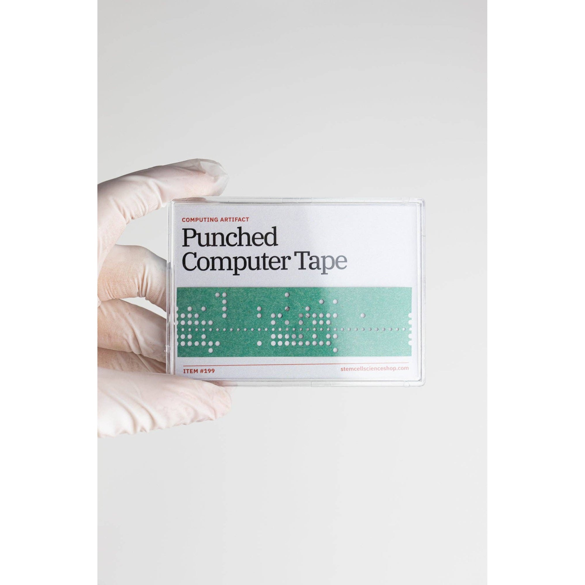 Punched Computer Tape Section - Green-Science & Discovery-Yellow Springs Toy Company
