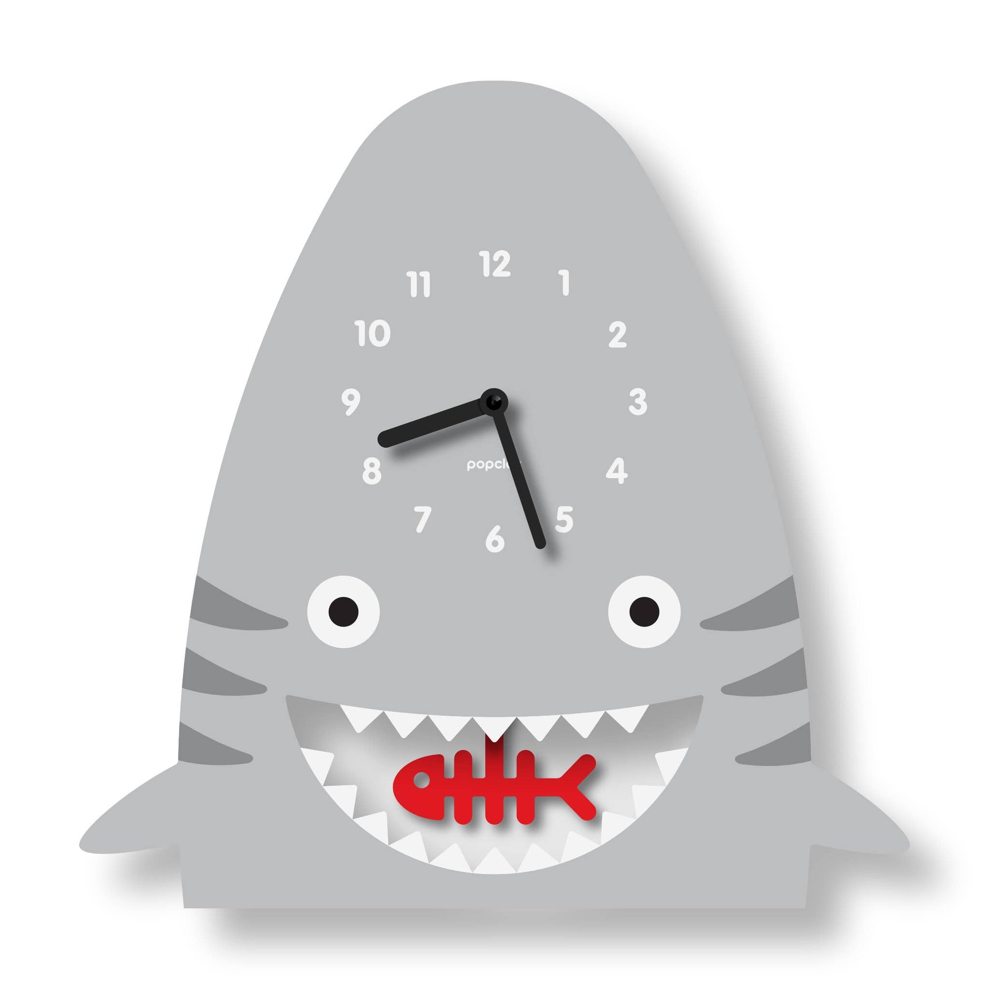 Acrylic Shark Pendulum Clock *-Decor & Keepsakes-Modern Moose | Popclox-Yellow Springs Toy Company