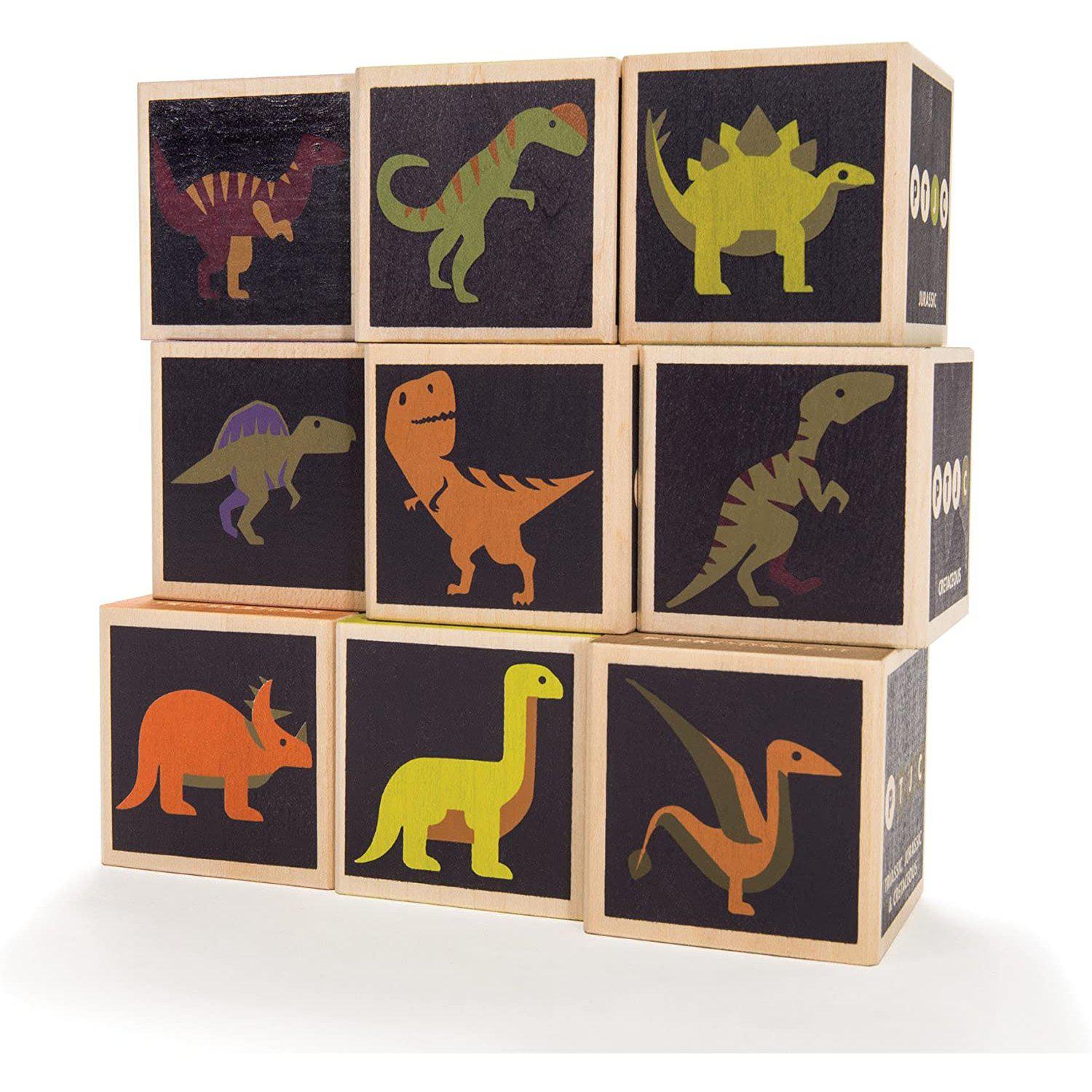 Dinosaur Blocks-Building & Construction-Uncle Goose-Yellow Springs Toy Company
