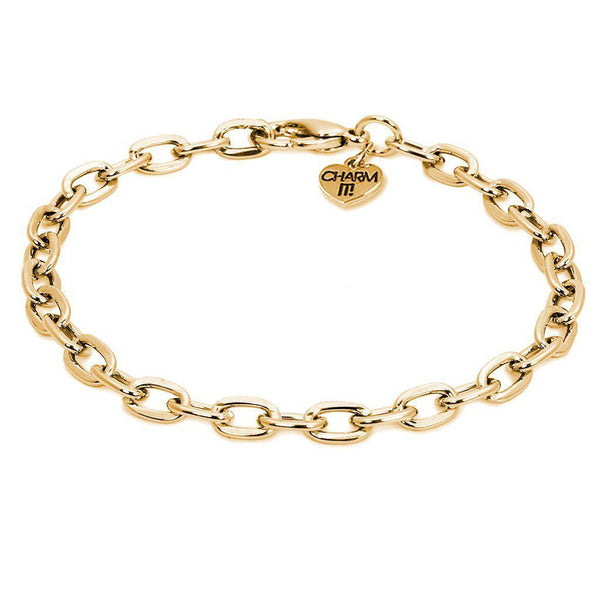 Charm It - Gold Pearl Bead Stretch Bracelet Set (2 bracelets)