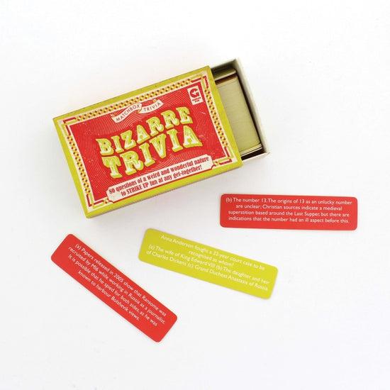Matchbox Games - Bizarre Trivia-Games-Ginger Fox-Yellow Springs Toy Company