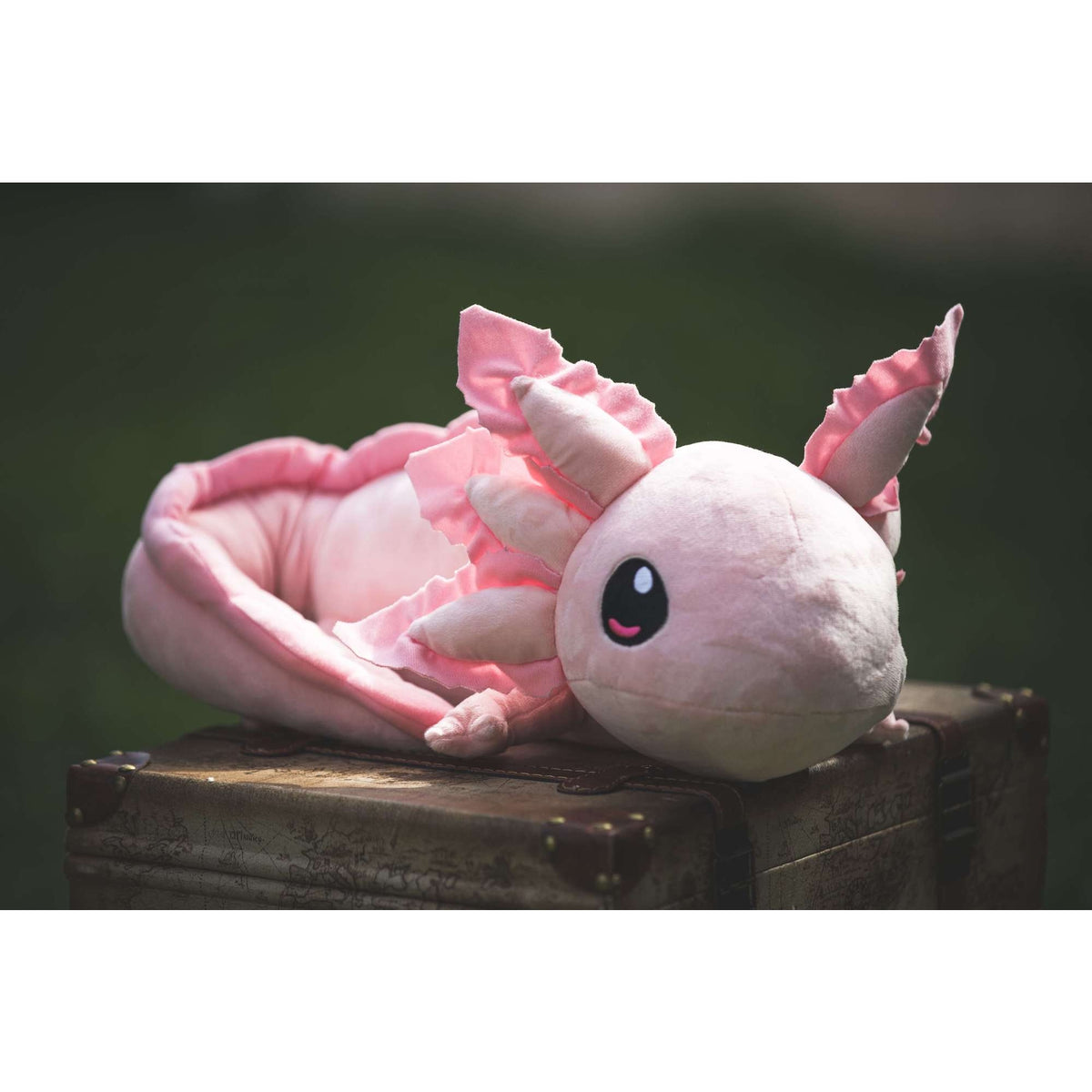 Axolotl Weighted Plush - Pink - Large (4lbs/26&quot;) *-Stuffed &amp; Plush-Axol &amp; Friends-Yellow Springs Toy Company