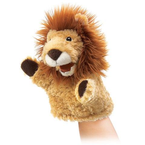 Lion hand puppet for little hands