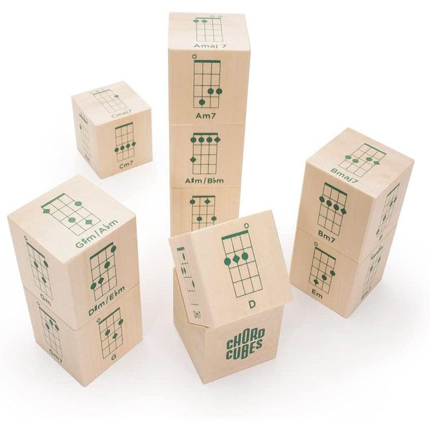 Chord Cubes - Ukulele-Building & Construction-Uncle Goose-Yellow Springs Toy Company
