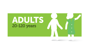 Category header - Adults (20 to 120 years)