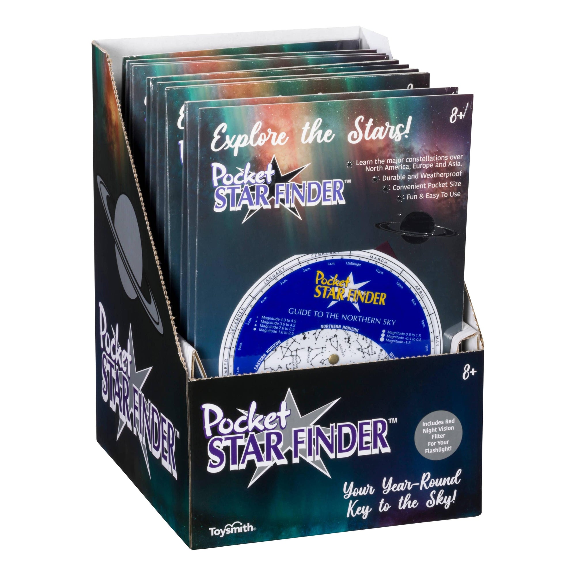 Pocket Star Finder, Travel size, Use with Flashlight, STEM-Toysmith-Yellow Springs Toy Company