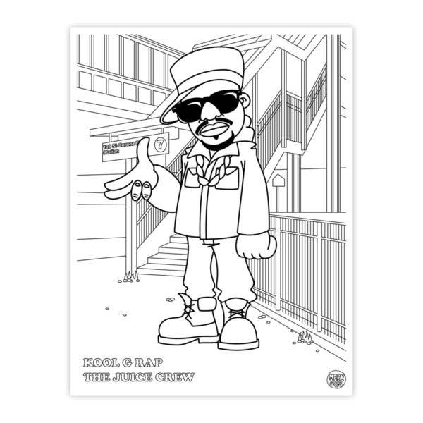 Hip Hop Coloring Book-SCB-Yellow Springs Toy Company