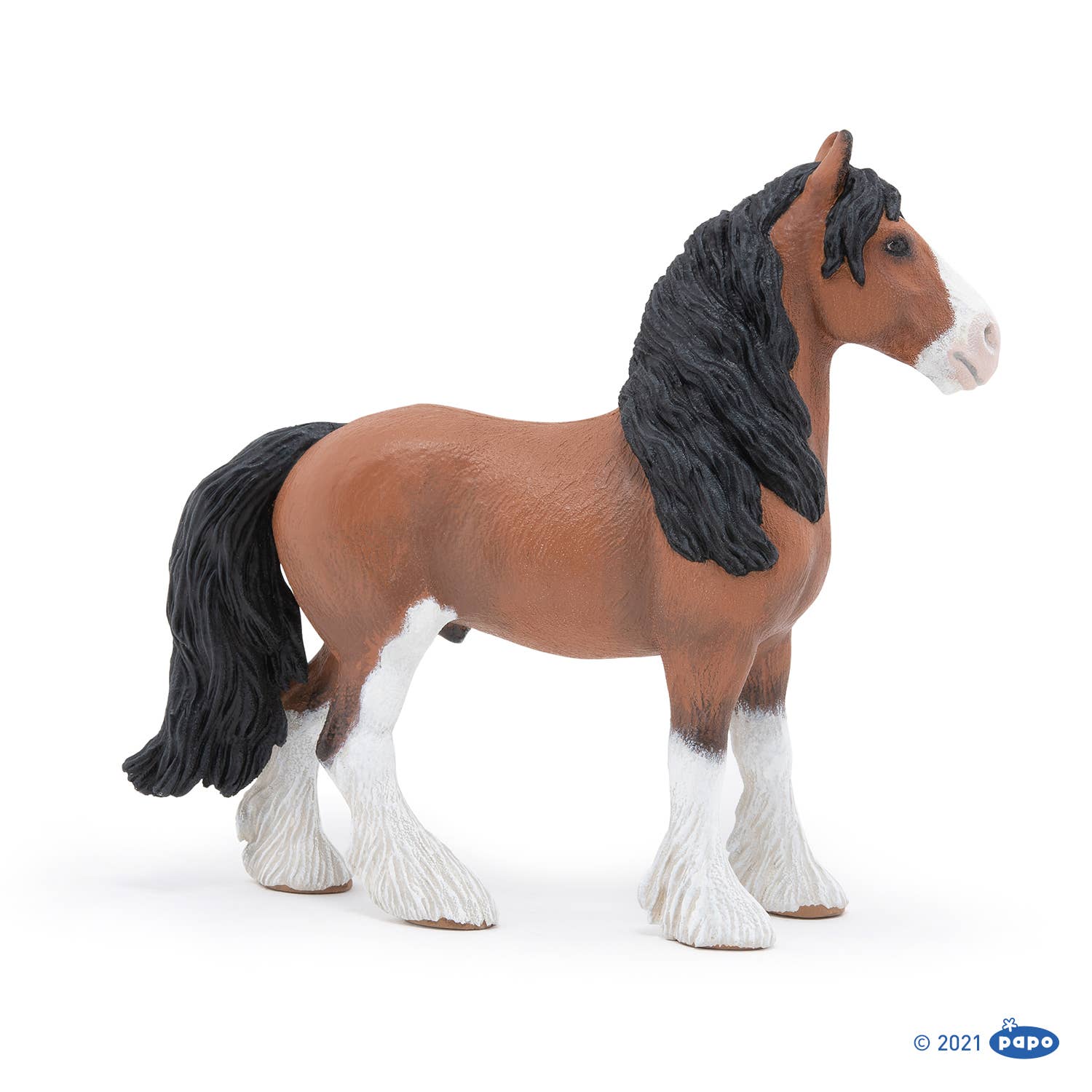 Clydesdale Horse-Papo-Yellow Springs Toy Company