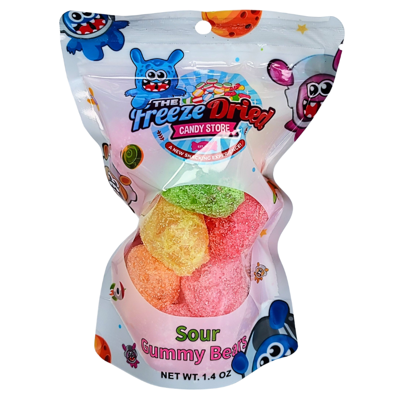 Freeze Dried Sour Gummi Bears: 10 ct-The Freeze Dried Candy Store-Yellow Springs Toy Company