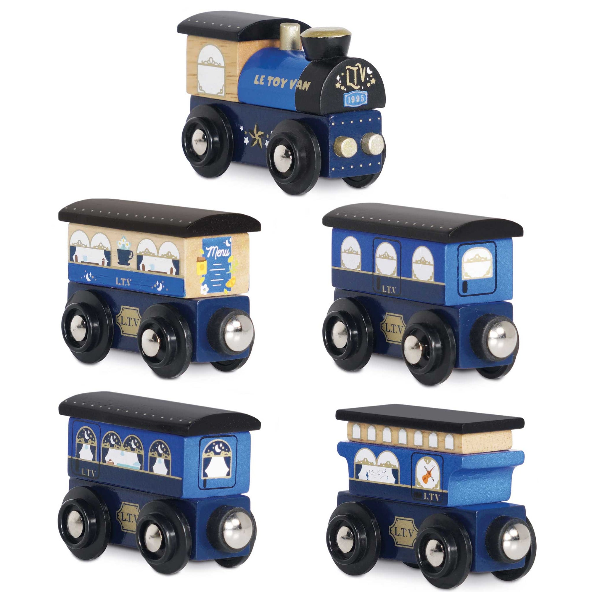 Twilight Train & Carriages-Le Toy Van, Inc.-Yellow Springs Toy Company