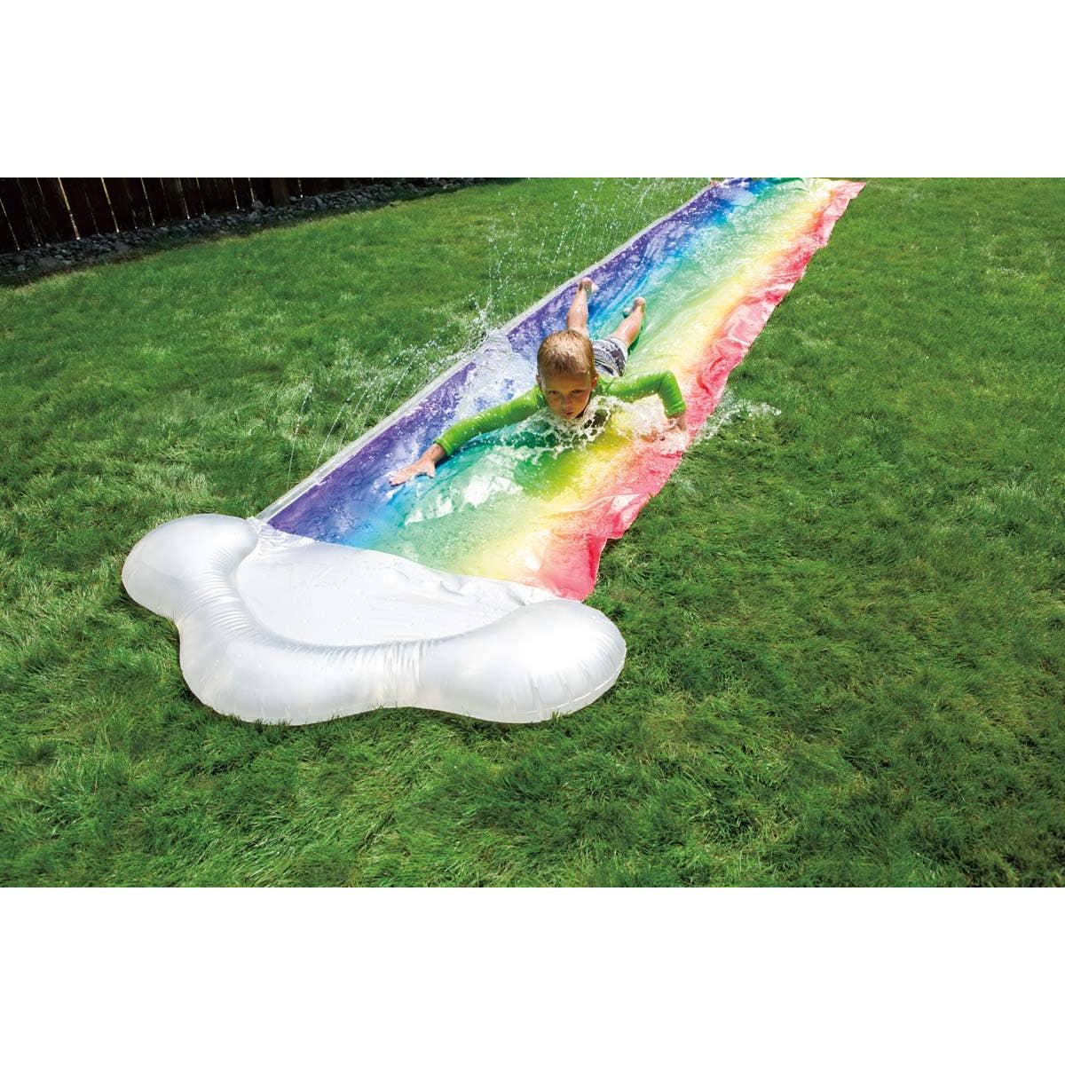 Dash 'N Splash Rainbow Inflatable Outdoor Water Slide-Toysmith-Yellow Springs Toy Company