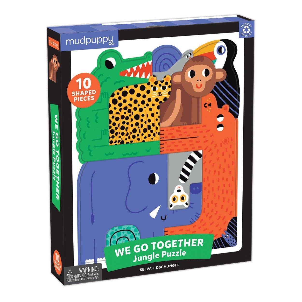 Jungle We Go Together Puzzle-Texas Bookman-Yellow Springs Toy Company