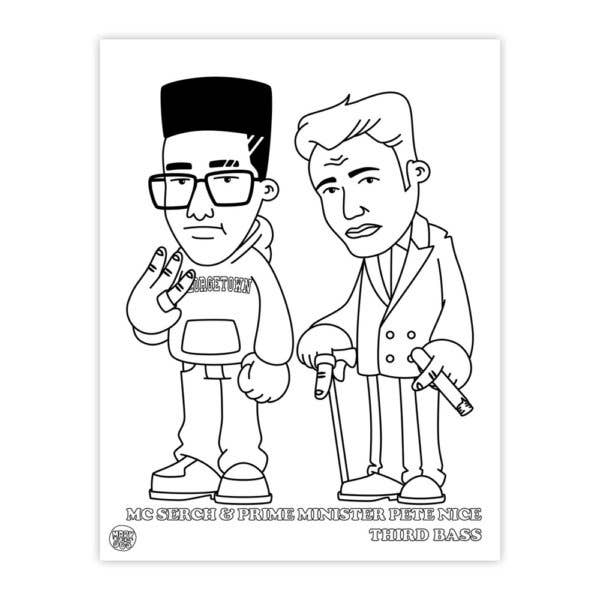 Hip Hop Coloring Book-SCB-Yellow Springs Toy Company