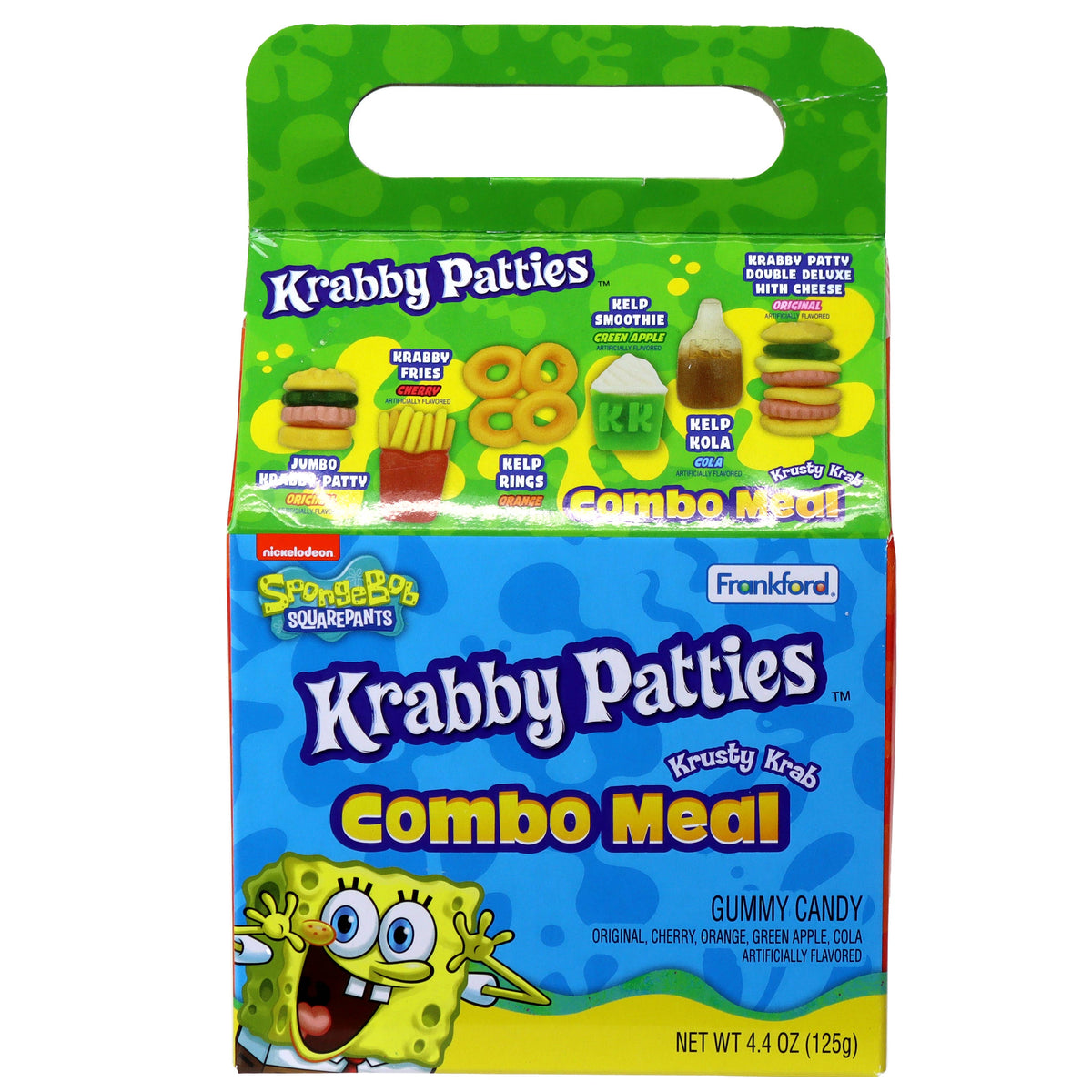 SpongeBob SquarePants Krabby Patties Combo Meal, 4.4oz, 6ct-Grandpa Joe&#39;s Candy Shop-Yellow Springs Toy Company