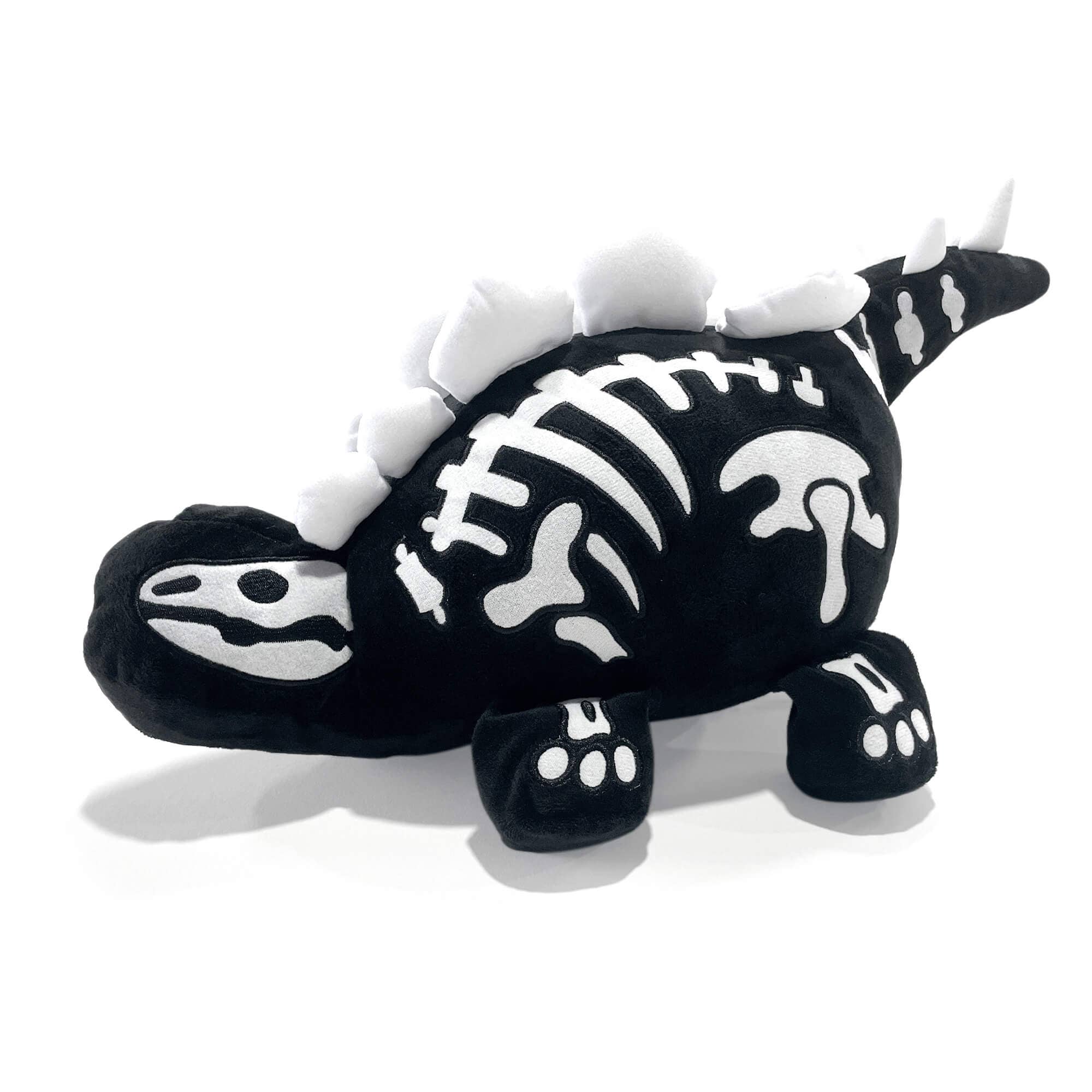 DinoGlows: Mega Stegosaurus Reversible Fossil Plush Dinosaur-Womple Studios-Yellow Springs Toy Company