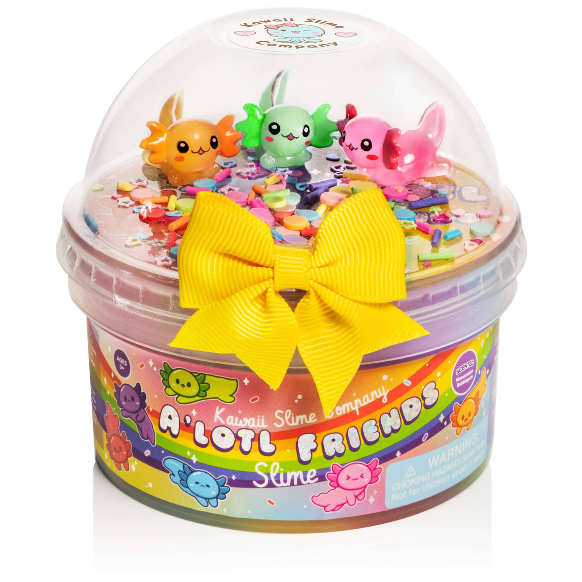 A&#39;lotl Friends Butter Slime (4pcs/case)-Kawaii Slime Company-Yellow Springs Toy Company