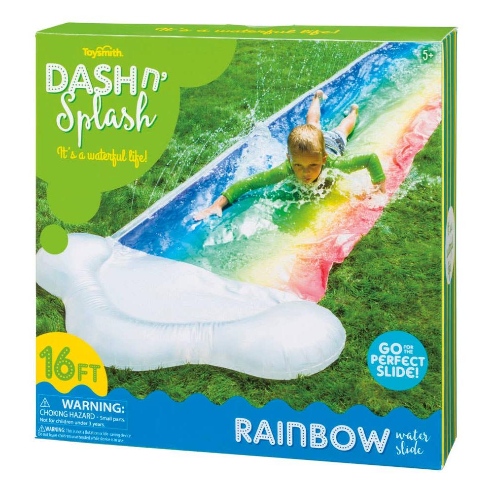 Dash 'N Splash Rainbow Inflatable Outdoor Water Slide-Toysmith-Yellow Springs Toy Company