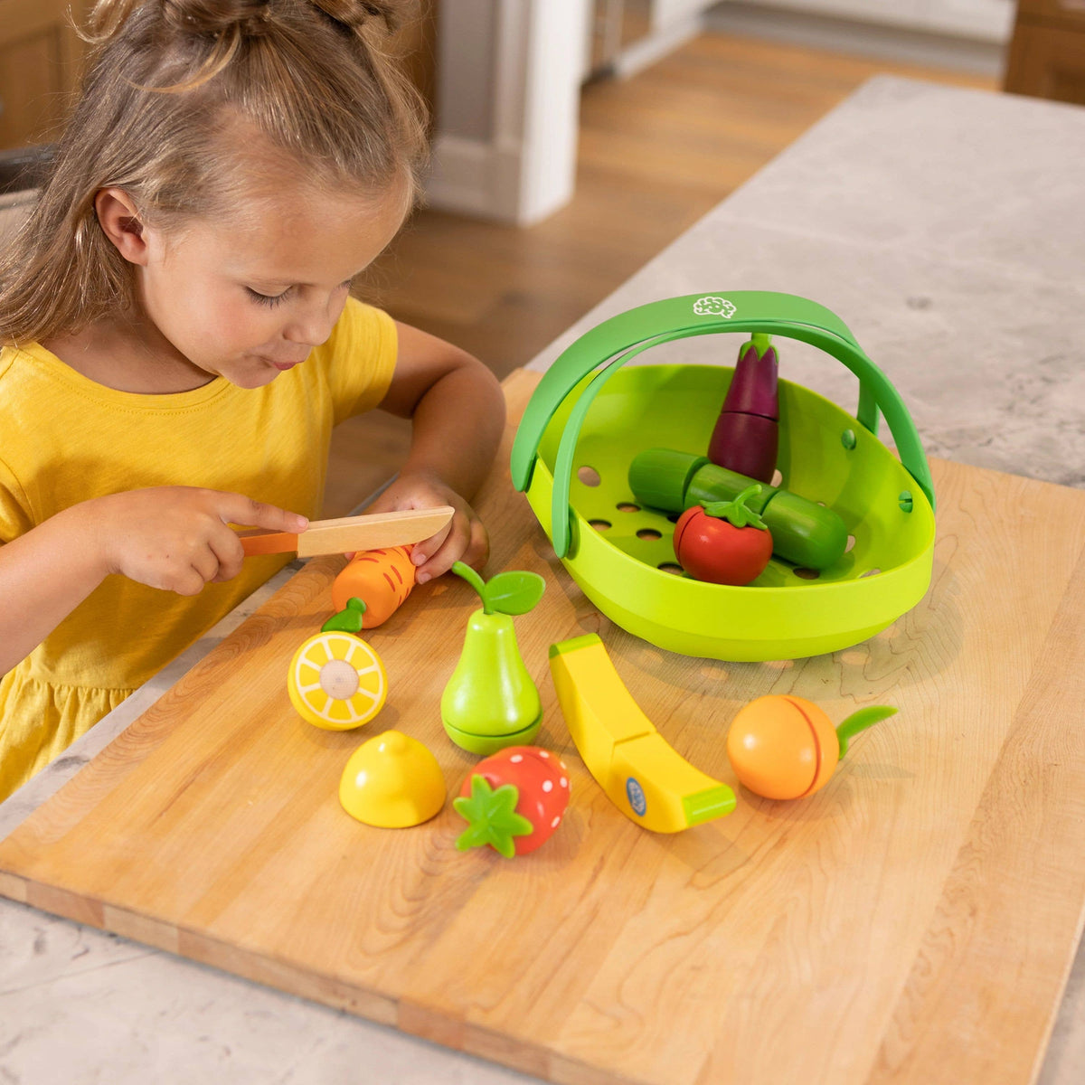 Pretendables Fruit &amp; Veggie Basket-Fat Brain Toy Co.-Yellow Springs Toy Company