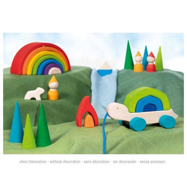 Pull-along animal - Tortoise - goki Evolution-Goki America-Yellow Springs Toy Company