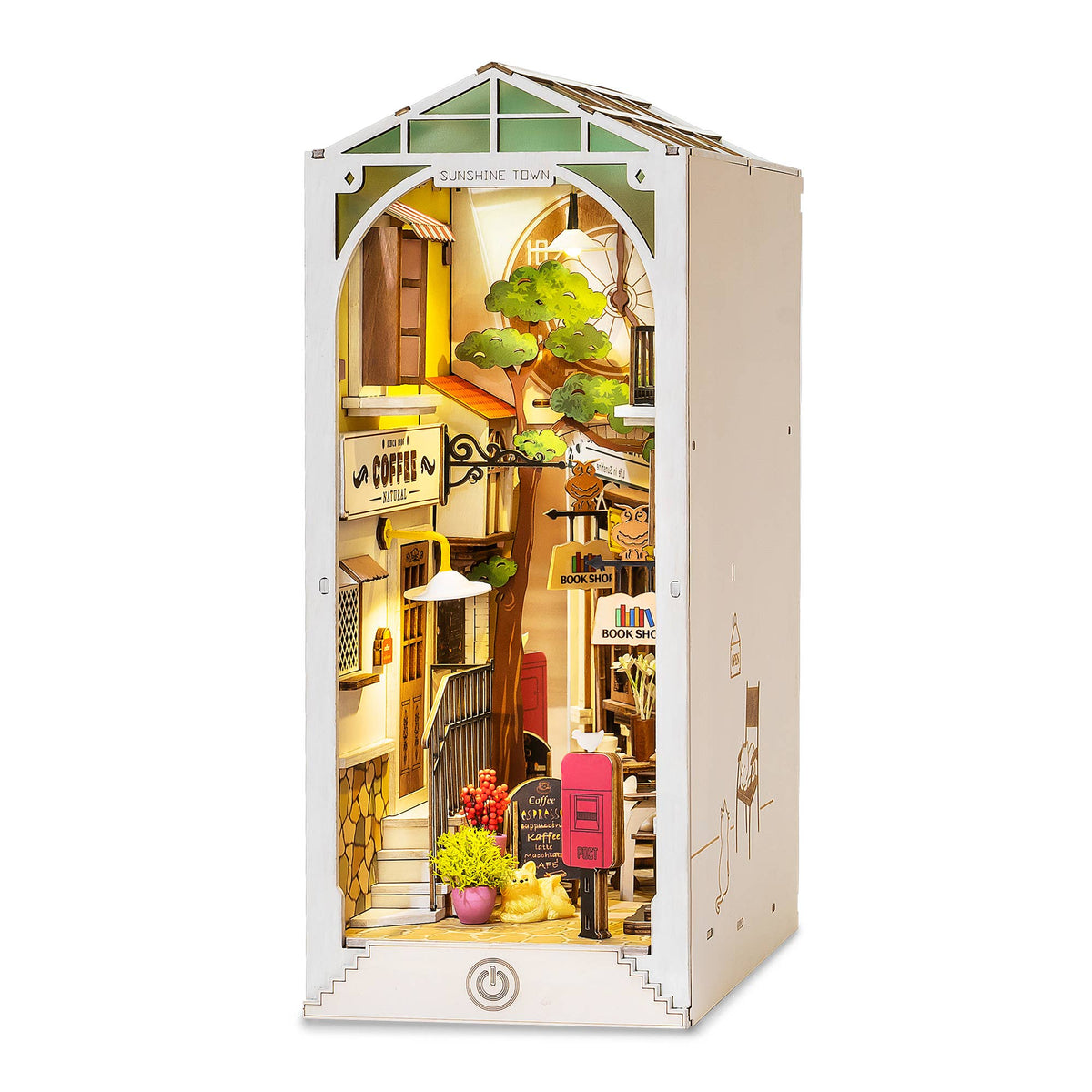 DIY Miniature House Book Nook Kit: Sunshine Town-Hands Craft-Yellow Springs Toy Company