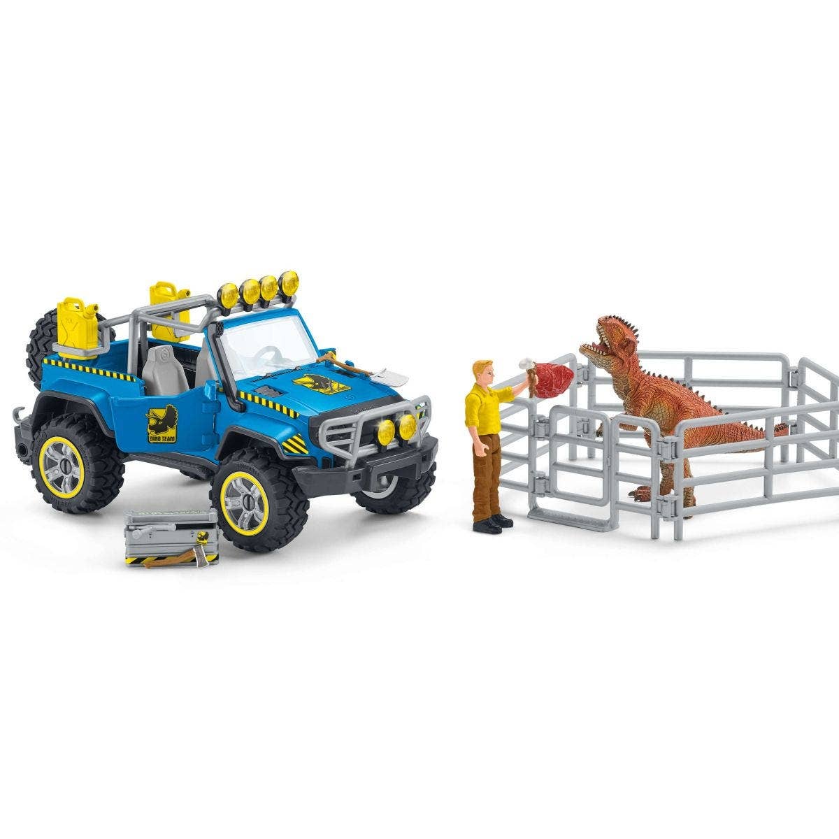 Off-Road Vehicle With Dino Outpost Dinosaur Playset-Schleich-Yellow Springs Toy Company