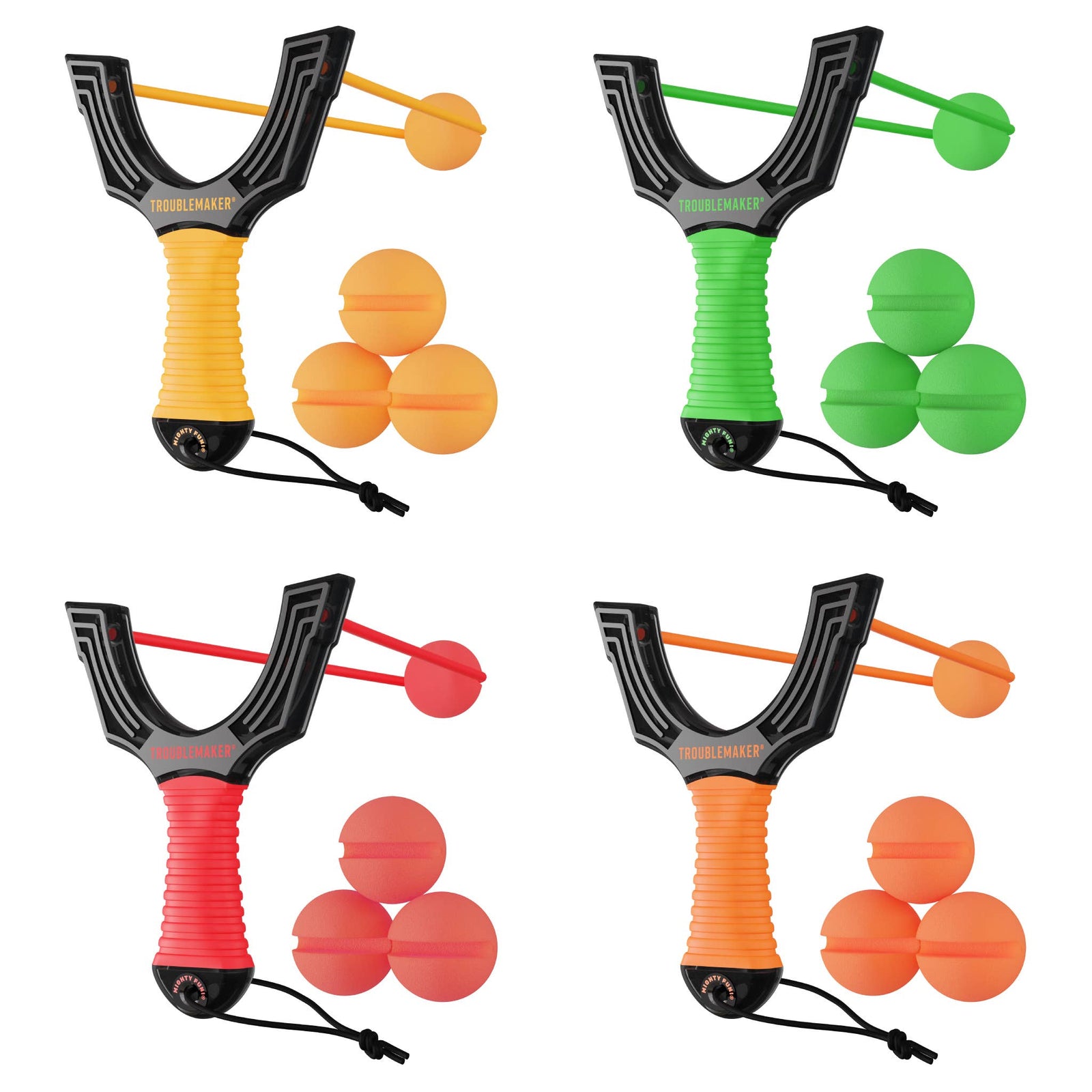 Trouble Maker Slingshot - Orange-Active & Sports-Mighty Fun!-Yellow Springs Toy Company