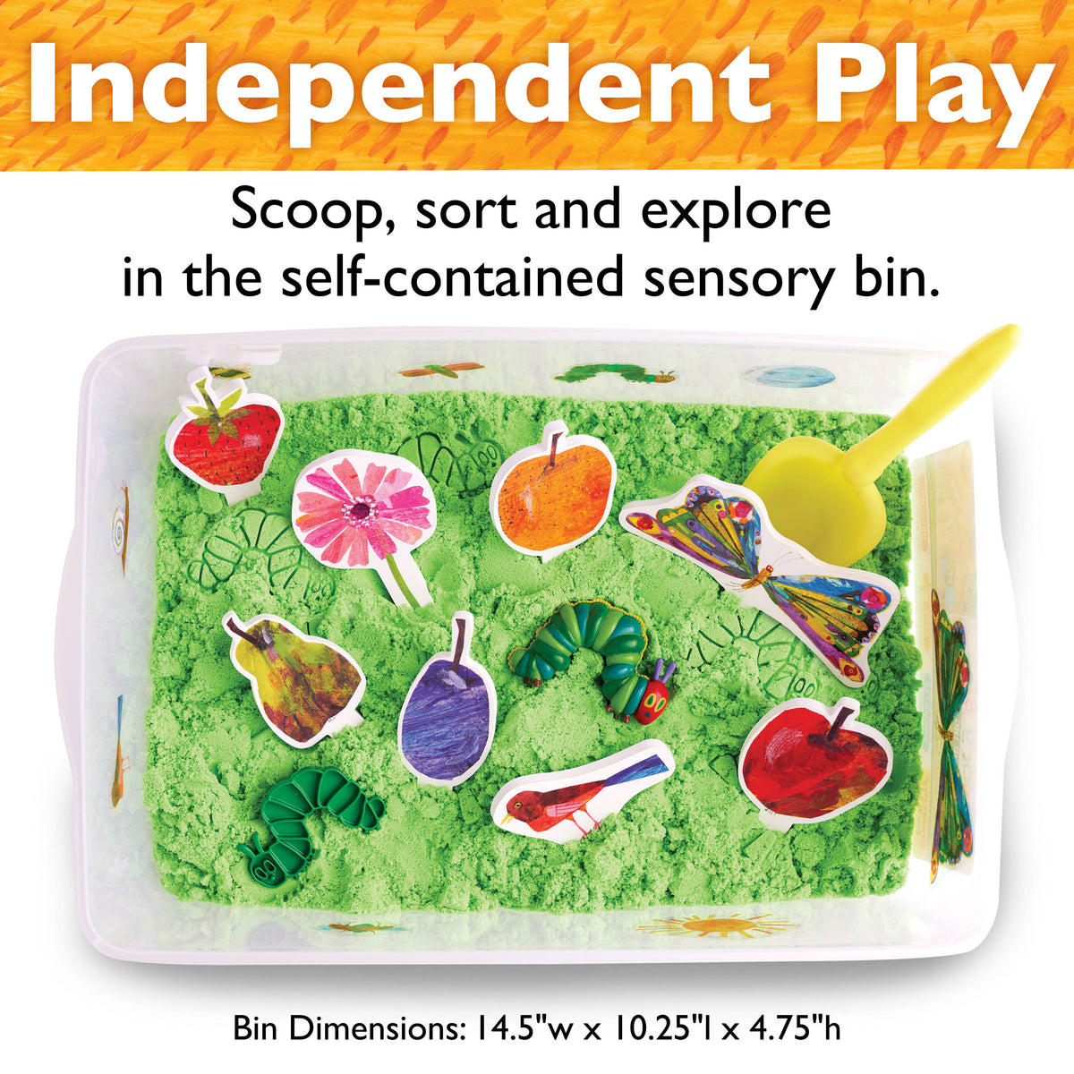 Sensory Bin The Very Hungry Caterpillar Activity Bin-Faber-Castell-Yellow Springs Toy Company