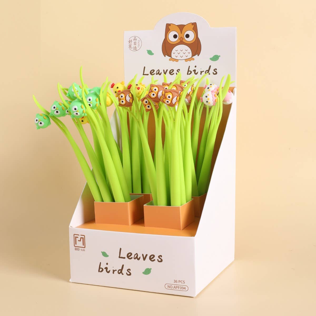 Gel Pen - Leaves & Birds-Stationery-BCMini-Yellow Springs Toy Company