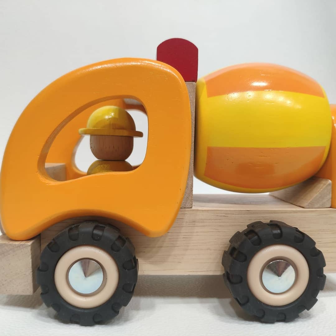 Construction Truck - Cement Mixer-Goki America-Yellow Springs Toy Company