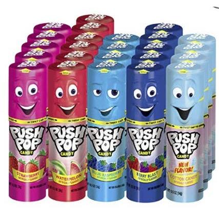 Push Pops, .5oz, 24ct Case-Grandpa Joe's Candy Shop-Yellow Springs Toy Company