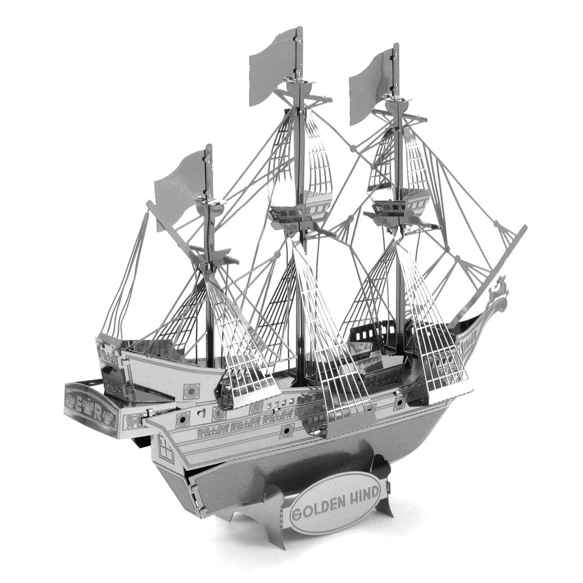 Golden Hind ship-Metal Earth-Yellow Springs Toy Company