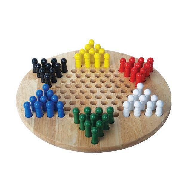 Chinese Checkers - Masters Set-Hansen Game Gift &amp; Toy Company-Yellow Springs Toy Company