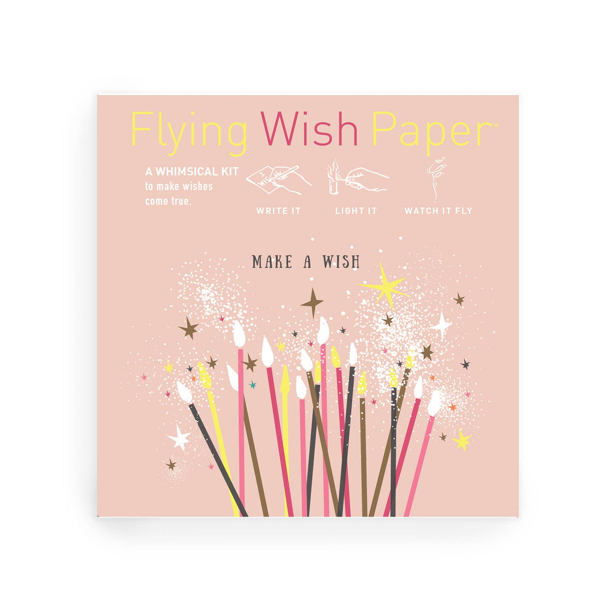 MAKE A WISH BIRTHDAY / Mini kit with 15 Wishes + accessories-FLYING WISH PAPER-Yellow Springs Toy Company