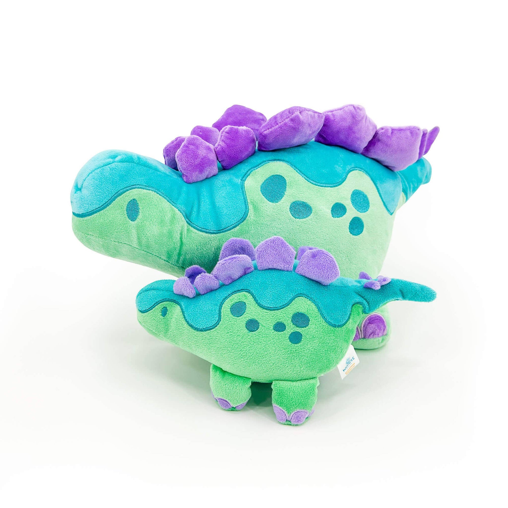 DinoGlows: Mega Stegosaurus Reversible Fossil Plush Dinosaur-Womple Studios-Yellow Springs Toy Company