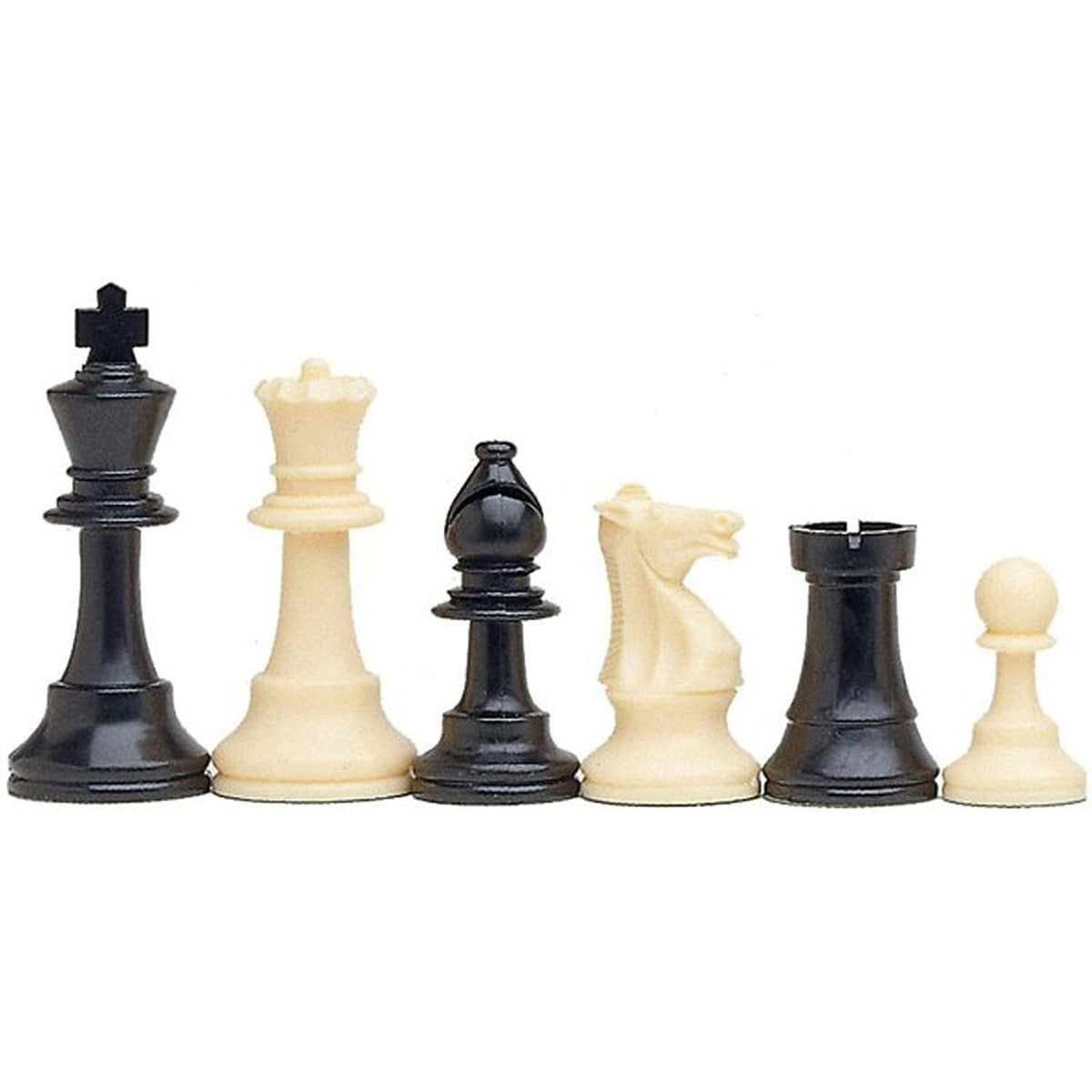 Tournament Chess Set with Electric Blue Bag - 3.75 Inch King-Games-Wood Expressions-Yellow Springs Toy Company