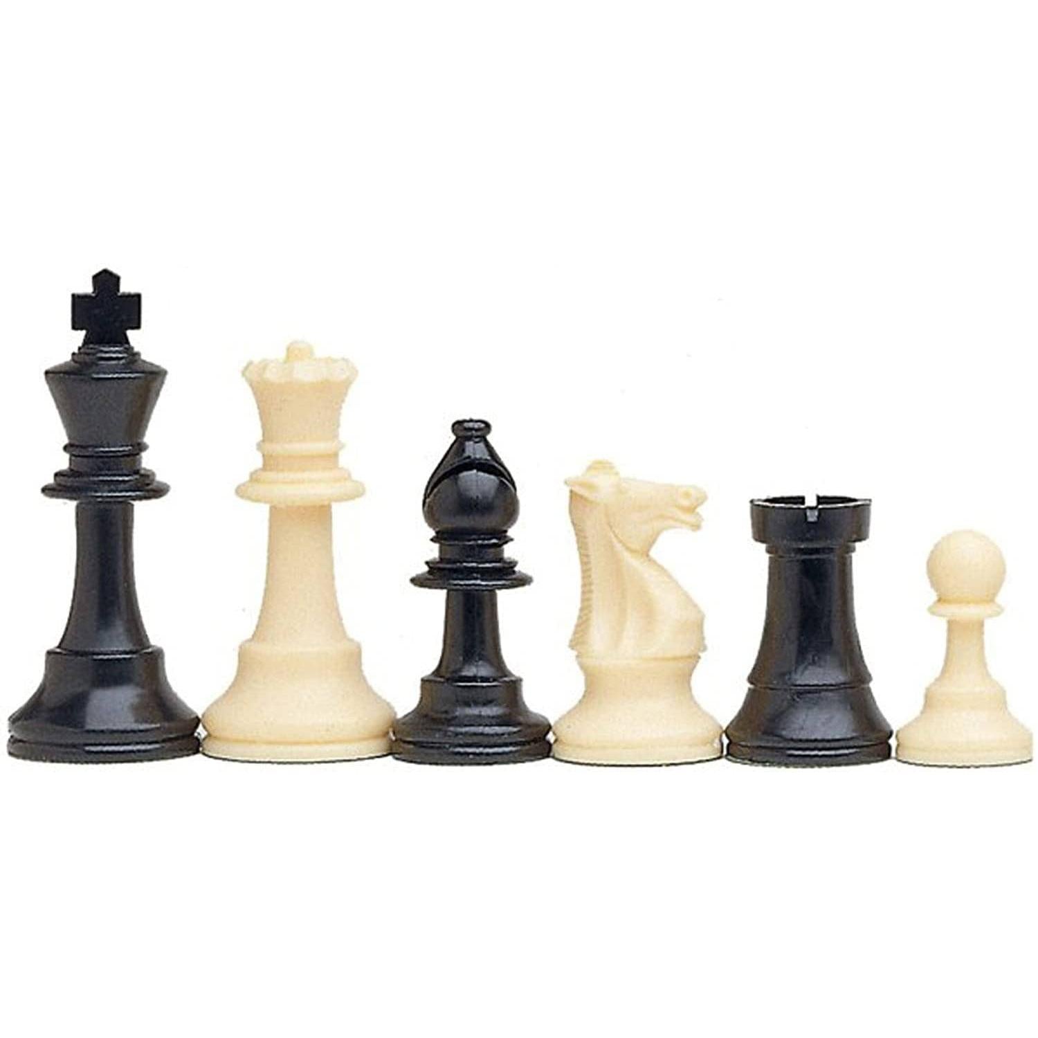 Tournament Chess Set with Electric Blue Bag - 3.75 Inch King-Games-Wood Expressions-Yellow Springs Toy Company