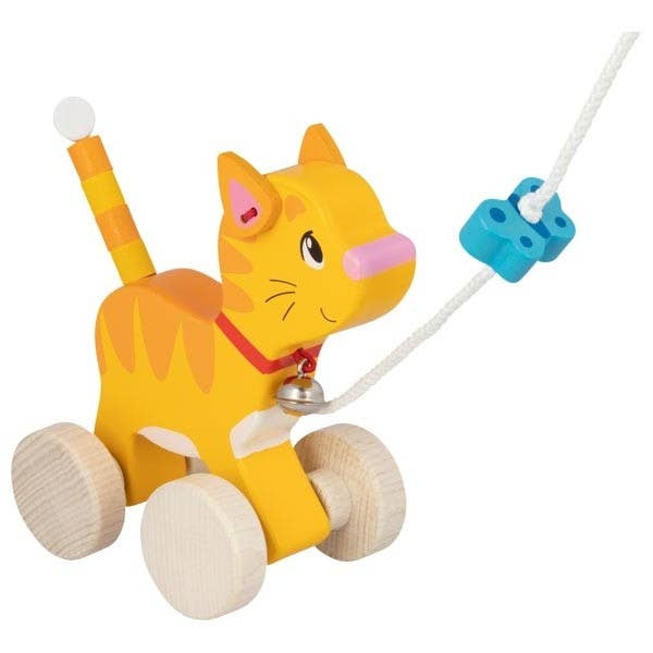 Pull-along animal - Cat-Goki America-Yellow Springs Toy Company