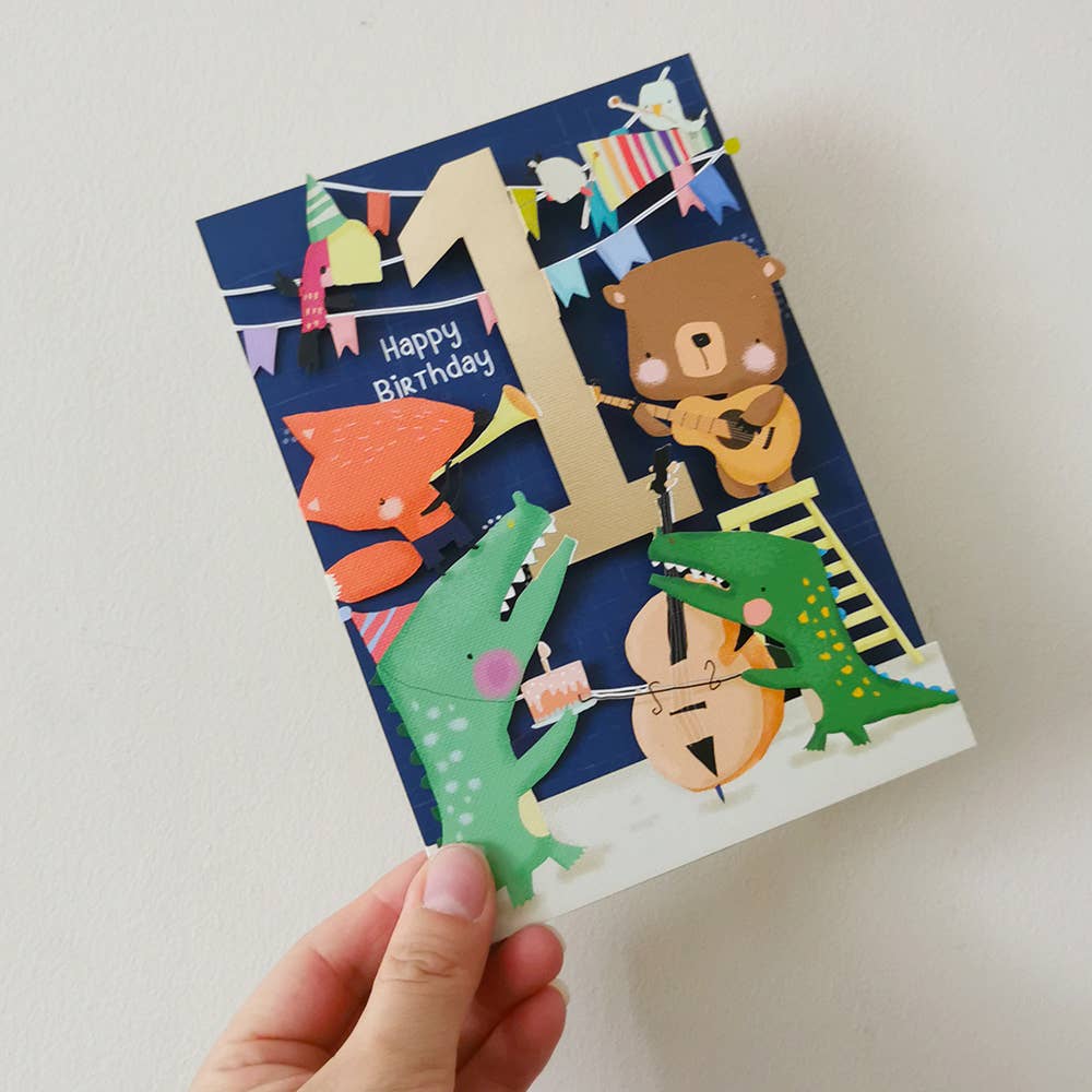 Original paper cut card -KC013-Alljoy Design-Yellow Springs Toy Company