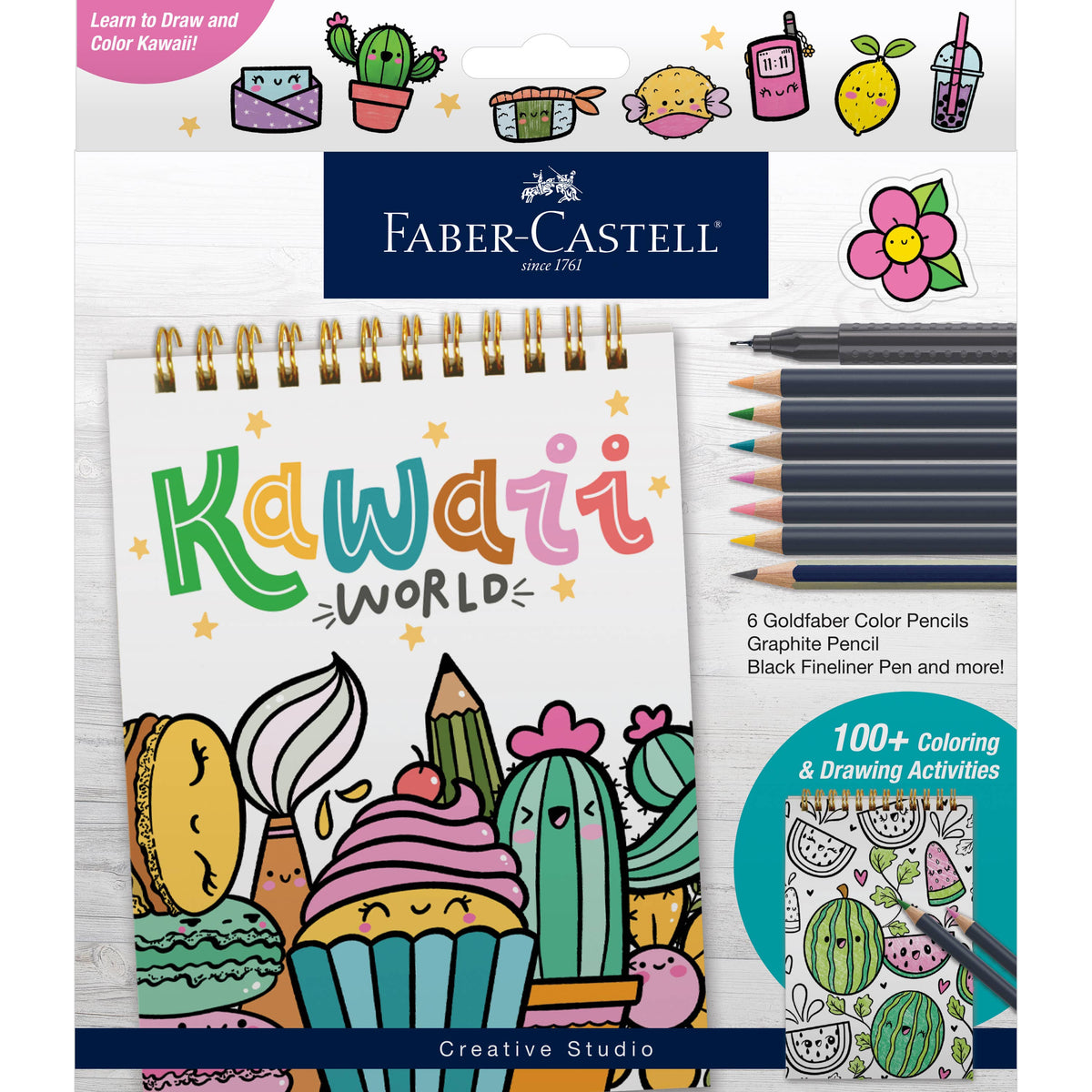 Kawaii World - Learn How to Draw Kawaii Art Set-Faber-Castell-Yellow Springs Toy Company