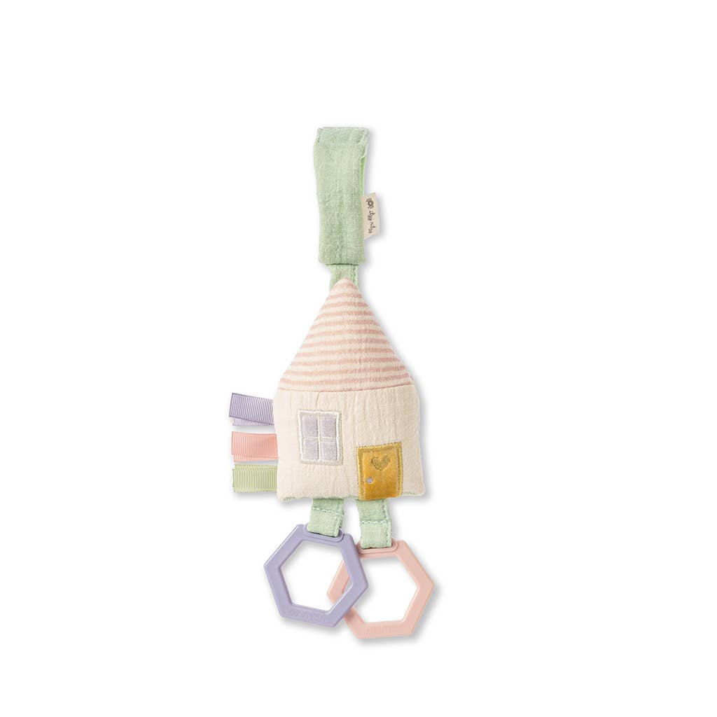 Bitzy Bespoke Ritzy Jingle Attachable Travel Toy: Cloud-Infant &amp; Toddler-Itzy Ritzy-Yellow Springs Toy Company